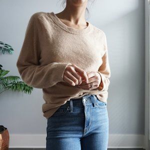 Cashmere Tan Sweater Size S